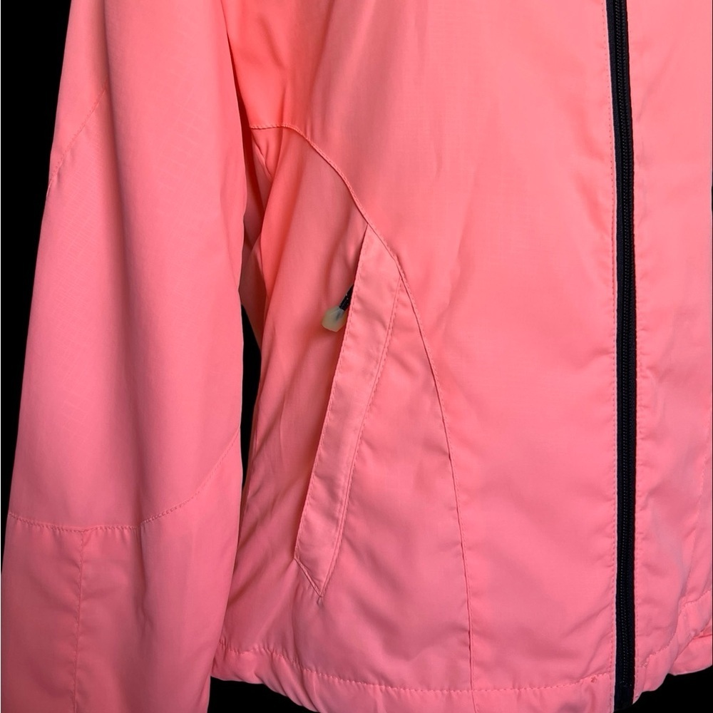 New Balance Coral Well Worn & Still Running Hooded Windbreaker Jacket - Small - Picture 8 of 16